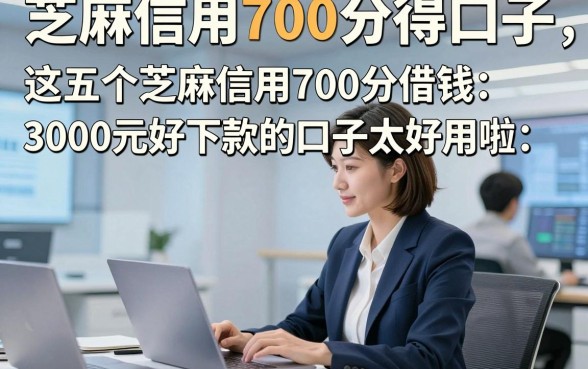 芝麻信用700分得口子，这五个芝麻信用700分借钱3000元好下款的口子太好用啦