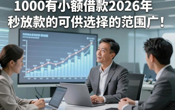 1000有小额借款2026年秒放款的可供选择的范围广！，本篇全面归总​这五个借款软件！