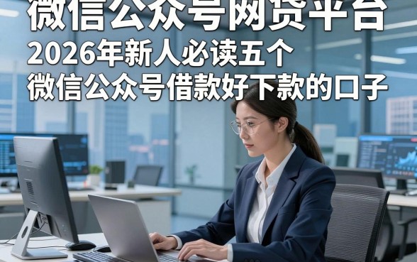 微信公众号网贷平台，2026年新人必读五个微信公众号借款好下款的口子