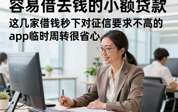 容易借去钱的小额贷款，分析这几家借钱秒下对征信要求不高的app临时周转很省心