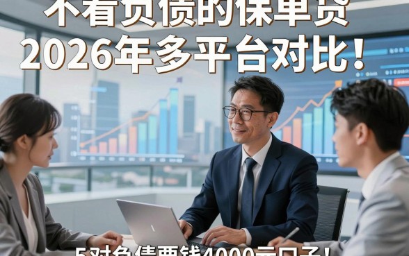 不看负债的保单贷2026年多平台对比！专业叙述5个对负债要求不高借钱4000元口子