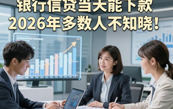 银行信贷当天能下款2026年多数人不知晓！顺道介绍这5个银行借款当天能下款自动放款的软件