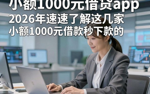 小额1000元借贷app，2026年速速了解这几家小额1000元借款秒下款的app