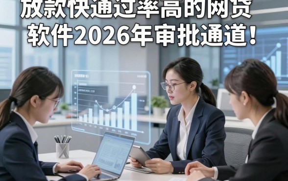 放款快通过率高的网贷软件2026年审批通道！本文说明五个借款5000元秒过的软件
