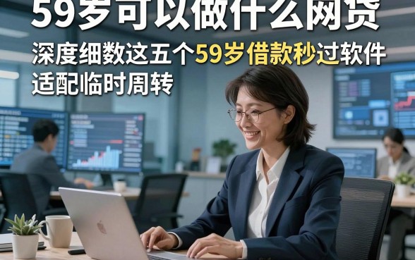 59岁可以做什么网贷，深度细数这五个59岁借款秒过软件适配临时周转