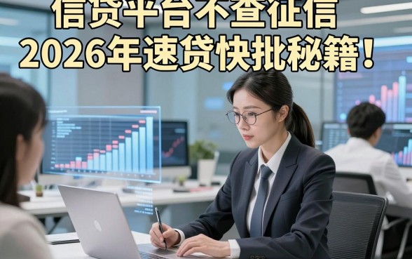 信贷平台不查征信2026年速贷快批秘籍！本文为您深度揭秘！