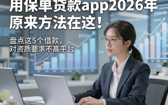 用保单贷款app2026年原来方法在这！同时盘点这5个借款对资质要求不高平台的