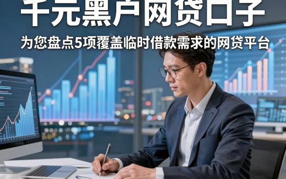 千元黑户网贷口子，为您盘点5项覆盖临时借款需求的网贷平台