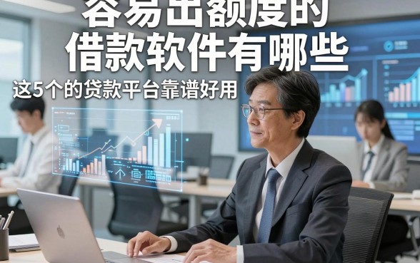 容易出额度的借款软件有哪些，这5个对资质要求不高的贷款平台靠谱好用