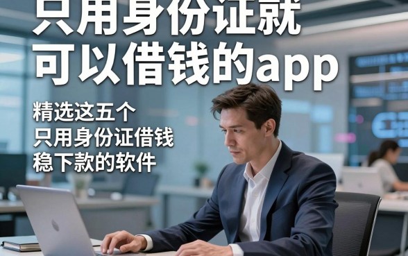 只用身份证就可以借钱的app，精选这五个只用身份证借钱稳下款的软件