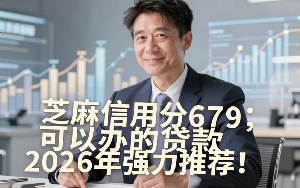 芝麻信用分679可以办的贷款2026年强力推荐！今日论述5个借款679分容易下款的app