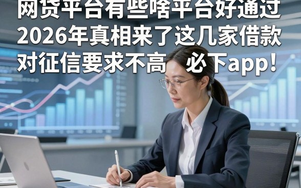 网贷平台有些啥平台好通过，2026年真相来了这几家借款对征信要求不高必下app
