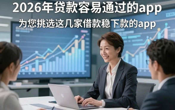 2026年贷款容易通过的app，为您挑选这几家借款稳下款的app