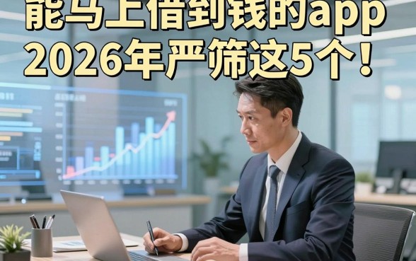 能马上借到钱的app2026年严筛这5个！本文为您全面细说！