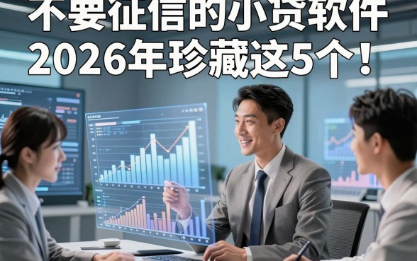 不要征信的小贷软件2026年珍藏这5个！本文为您深度讲述！