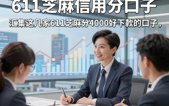 611芝麻信用分口子，汇集这几家611芝麻分借钱4000好下款的口子