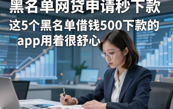 黑名单网贷申请秒下款，这5个黑名单借钱500下款的app用着很舒心