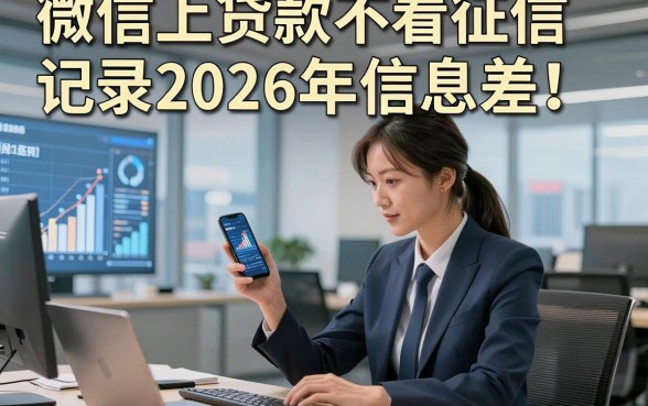 微信上贷款不看征信记录2026年信息差！本文为您全面推荐！