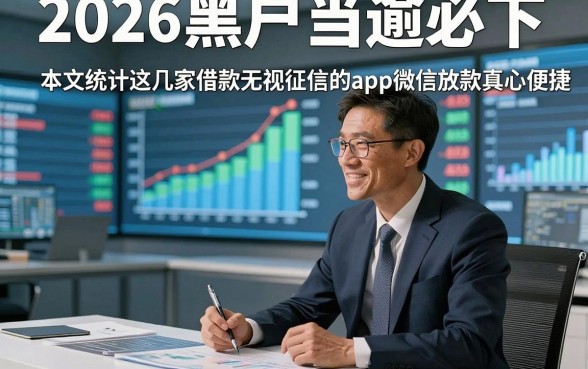 2026黑户当逾必下，本文统计这几家借款无视征信的app微信放款真心便捷