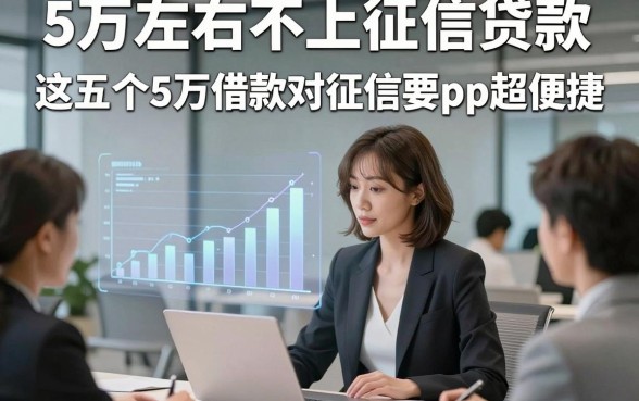 5万左右不上征信贷款，这五个5万借款对征信要求不高app超便捷
