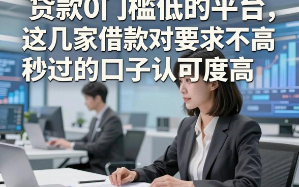 贷款0门槛低的平台，这几家借款对要求不高秒过的口子认可度高