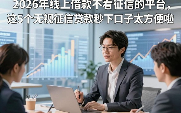 2026年线上借款不看征信的平台，这5个无视征信贷款秒下口子太方便啦