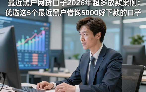 最近黑户网贷口子2026年超多放款案例，优选这5个最近黑户借钱5000好下款的口子