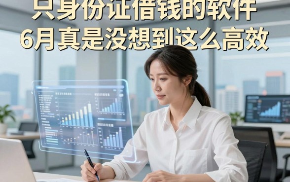 只身份证借钱的软件6月真是没想到这么高效，这五个身份证借钱稳下的软件应急很靠谱