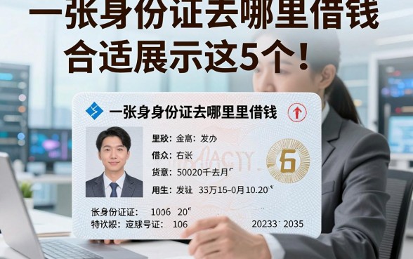 一张身份证去哪里借钱合适展示这5个！本文为您详细探讨！