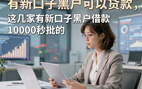 有新口子黑户可以贷款，这几家有新口子黑户借款10000秒批的app适配日常所需