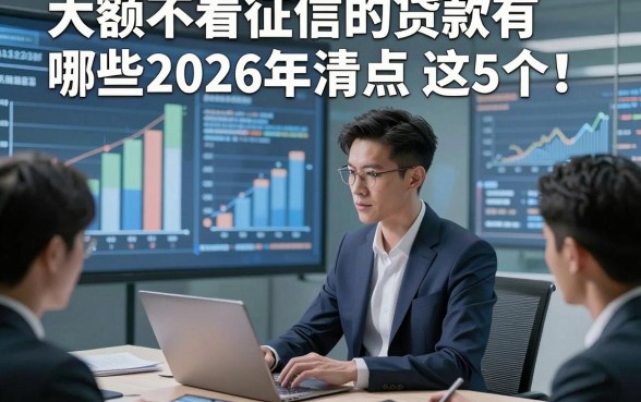 大额不看征信的贷款有哪些2026年清点​这5个！本篇为您细致列举！