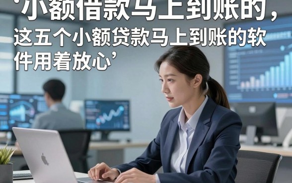 小额借款马上到账的，这五个小额贷款马上到账的软件用着放心