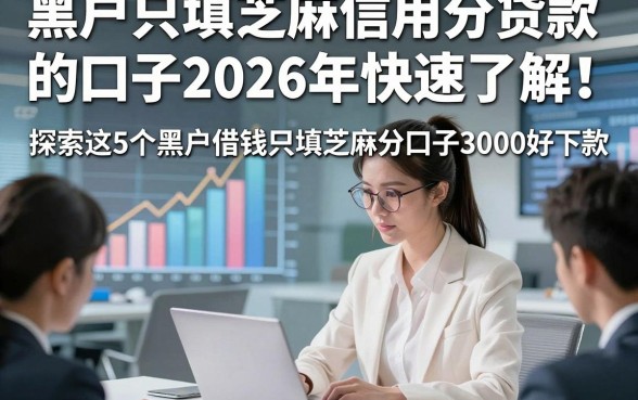 黑户只填芝麻信用分贷款的口子2026年快速了解！探索这5个黑户借钱只填芝麻分口子3000好下款