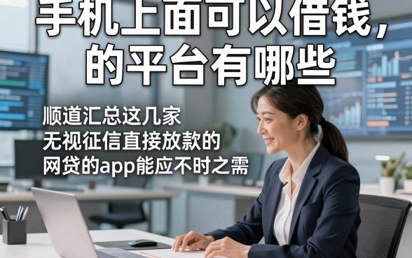 手机上面可以借钱的平台有哪些，顺道汇总这几家无视征信直接放款的网贷的app能应不时之需
