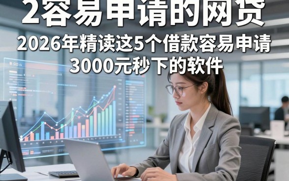 2容易申请的网贷，2026年精读这5个借款容易申请3000元秒下的软件