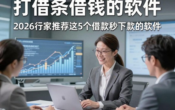 打借条借钱的软件，2026行家推荐这5个借款秒下款的软件