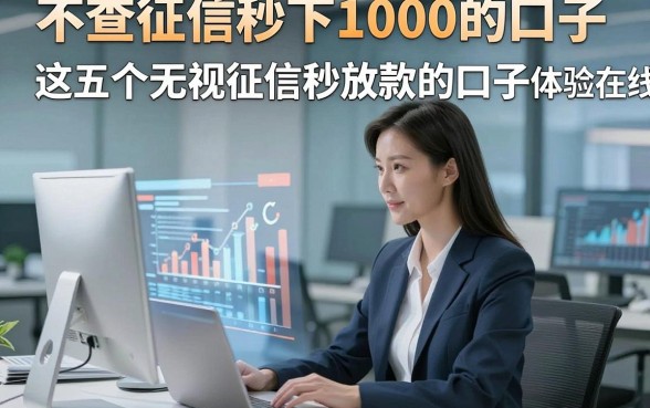 不查征信秒下1000的口子，这五个无视征信秒放款的口子体验感在线