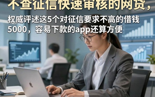 不查征信快速审核的网贷，权威评述这5个对征信要求不高的借钱5000容易下款的app还算方便
