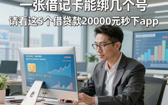 一张借记卡能绑几个号，请看这5个借贷款20000元秒下app