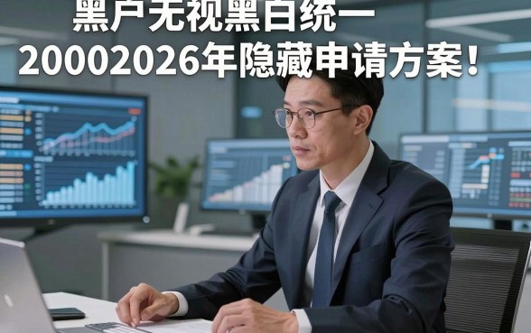 黑户无视黑白统一20002026年隐藏申请方案！本篇为您全面梳理！