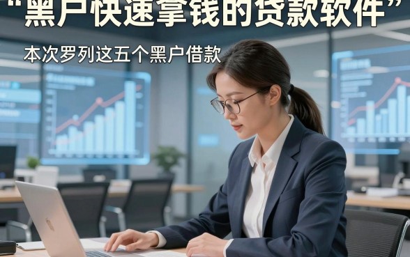 黑户快速拿钱的贷款软件，本次罗列这五个黑户借款对要求不高私人放款的平台特别方便