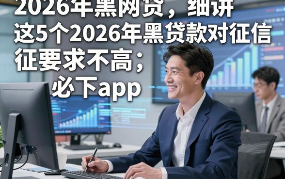 2026年黑网贷，细讲​这5个2026年黑贷款对征信要求不高6000必下app