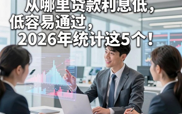从哪里贷款利息低低容易通过2026年统计这5个！本篇为您深入收集！