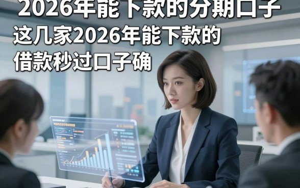 2026年能下款的分期口子，这几家2026年能下款的借款秒过口子确实值得认可