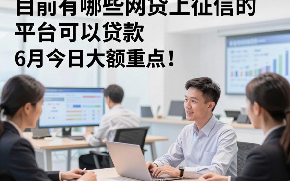 目前有哪些网贷上征信的平台可以贷款6月今日大额重点！归总​五个网贷对征信要求不高可借6000口子