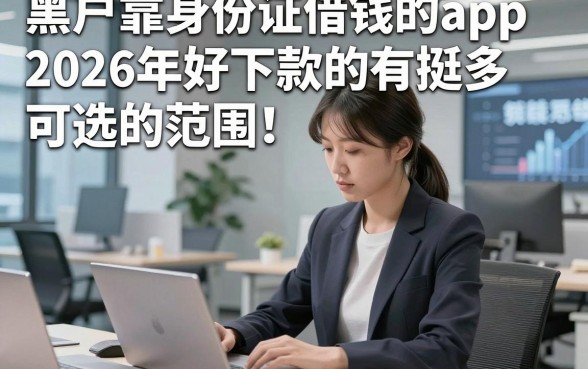 黑户靠身份证借钱的app2026年好下款的有挺多可选的范围！，本文细致严挑这5个黑户贷款软件！