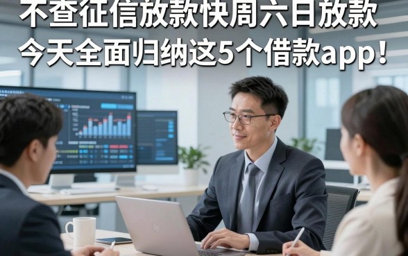 不查征信放款快周六日放款，今天全面归纳这5个借款app！