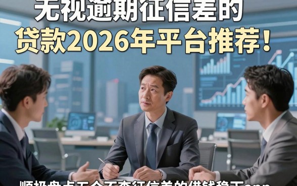 无视逾期征信差的贷款2026年平台推荐！顺便盘点五个不查征信差的借钱稳下app