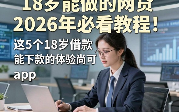 18岁能做的网贷2026年必看教程！这5个18岁借款能下款的app体验尚可