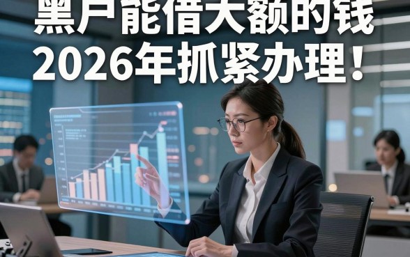 黑户能借大额的钱2026年抓紧办理！本文为您隆重搜集！